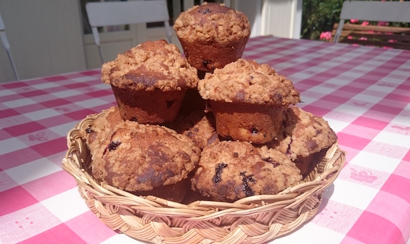 muffins cassis