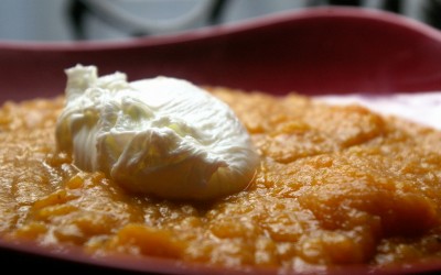 purée de patate douces