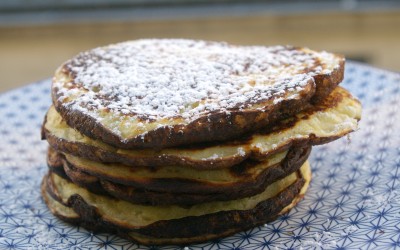 stack of buttermilk pancakes