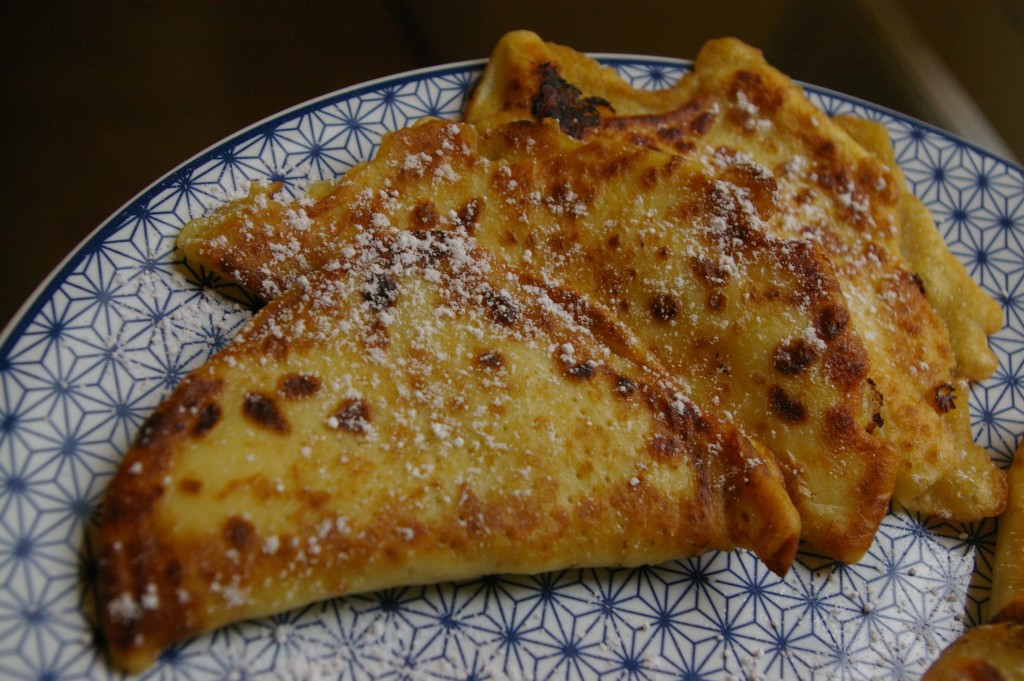 crêpes au fromage blanc