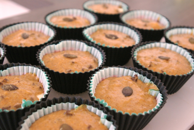 muffin potiron chocolat