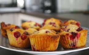 muffins cranberries chocolat blanc