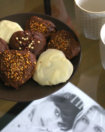 Sablés bretons caramel et chocolat