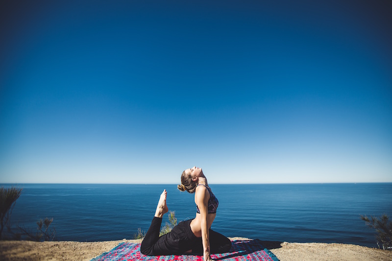 yoga outdoors